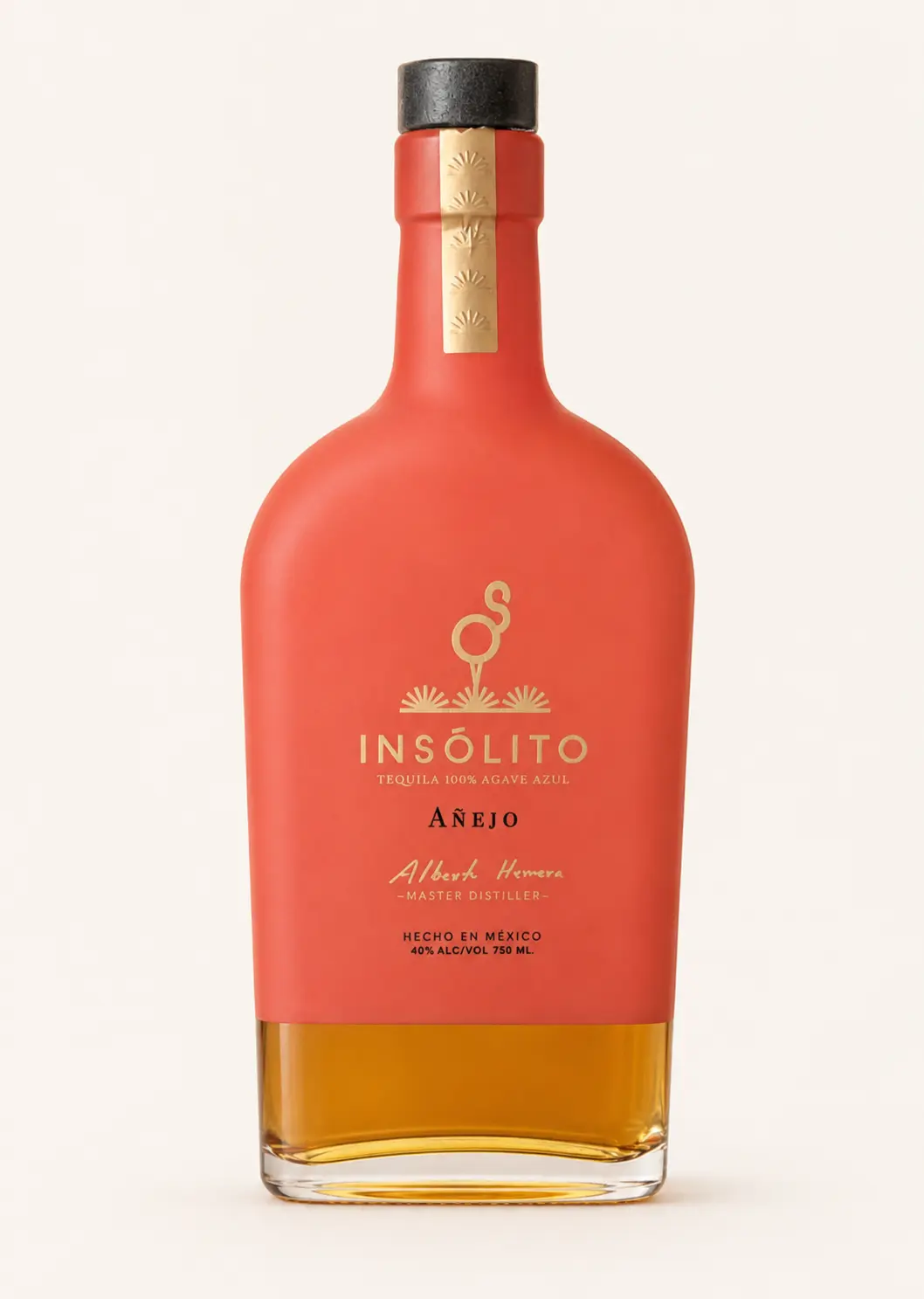 Insólito Añejo official product bottle